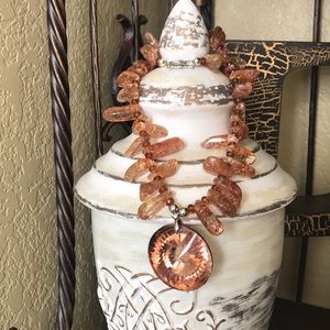 🔥SALE💥Unique Necklace with matching Earrings💥